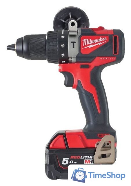 Ударная дрель-шуруповерт Milwaukee M18 BLPD2-502X 4933464517 (с 2-мя АКБ 5 Ач, кейс) - Изображение №1 — Интернет-магазин Time-Shop