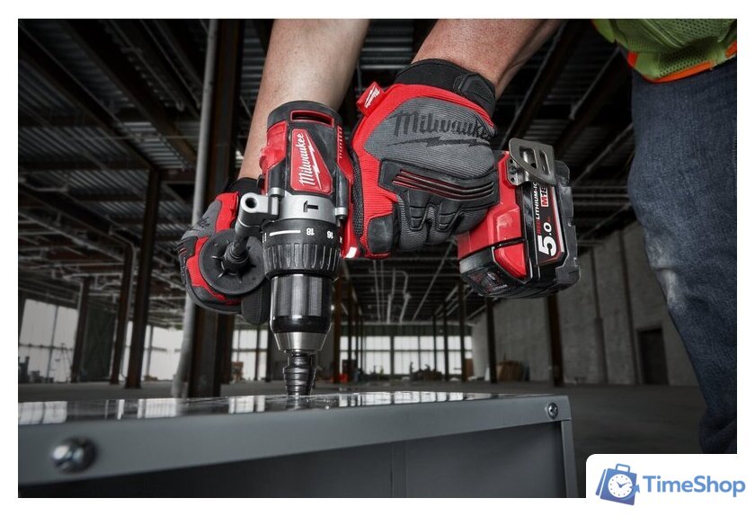 Ударная дрель-шуруповерт Milwaukee M18 BLPD2-502X 4933464517 (с 2-мя АКБ 5 Ач, кейс) - Изображение №15 — Интернет-магазин Time-Shop