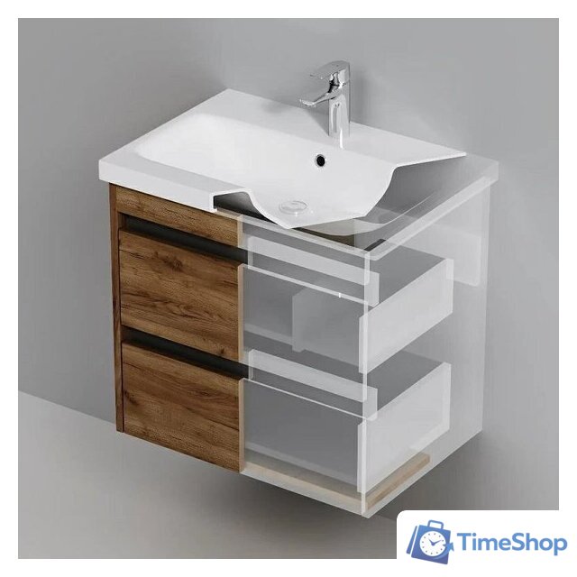  AM.PM Тумба с умывальником Pulse M91-FHX0602OF-WCC0602WG - Изображение №4 — Интернет-магазин Time-Shop