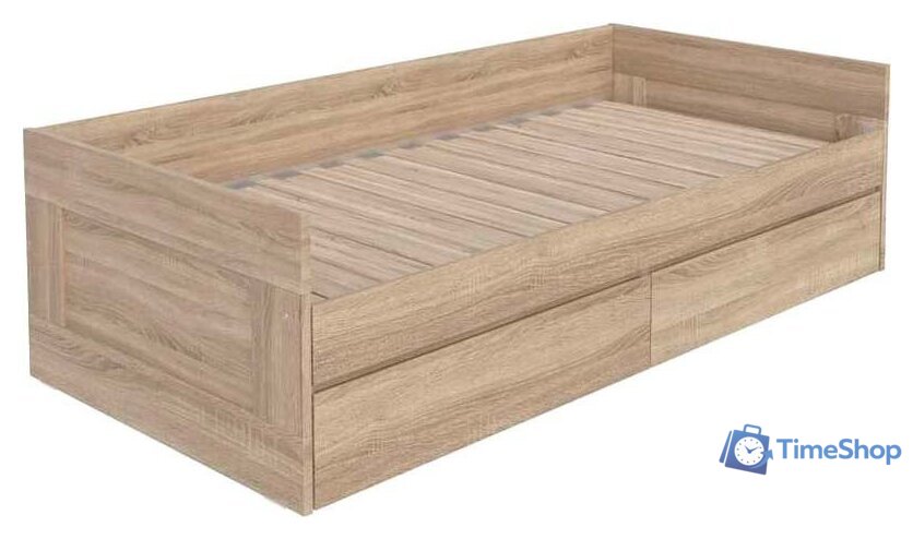 Кровать-тахта Mio Tesoro Сириус раздвижная 90x200 2.02.08.450.3 (дуб сонома) - Изображение №2 — Интернет-магазин Time-Shop