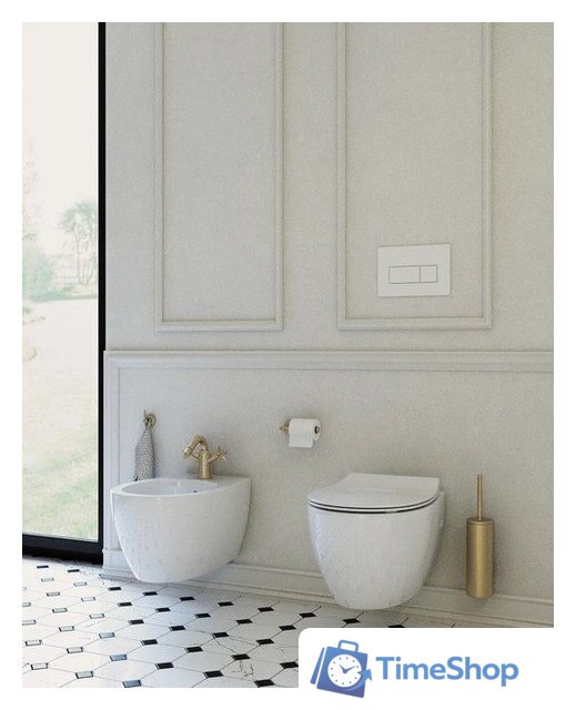 Ершик для унитаза Deante Temisto Brass ADT_M721 - Изображение №3 — Интернет-магазин Time-Shop