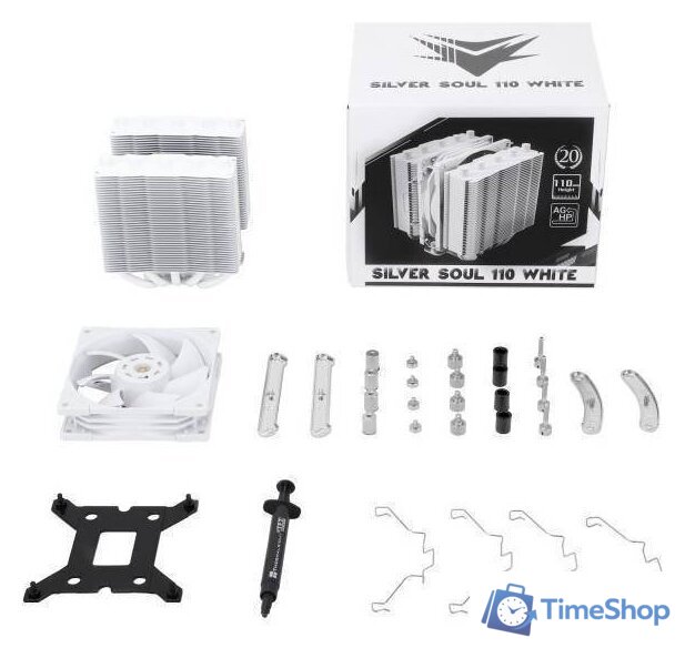 Кулер для процессора Thermalright Silver Soul 110 (белый) - Изображение №9 — Интернет-магазин Time-Shop