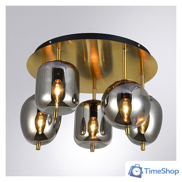 Люстра средней высоты Arte Lamp Freddie A2231PL-5PB - Изображение №1 — Интернет-магазин Time-Shop