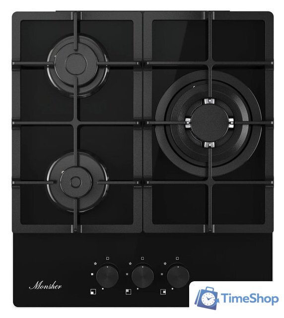 Варочная панель Monsher MGG 43 Noir - Изображение №1 — Интернет-магазин Time-Shop