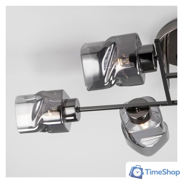 Припотолочная люстра Евросвет Hilari 30165/6 (Черный жемчуг) - Изображение №5 — Интернет-магазин Time-Shop