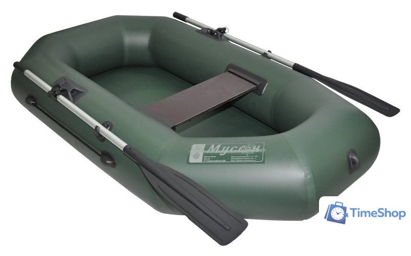 Гребная лодка Муссон S-200 (зеленый) - Изображение №4 — Интернет-магазин Time-Shop