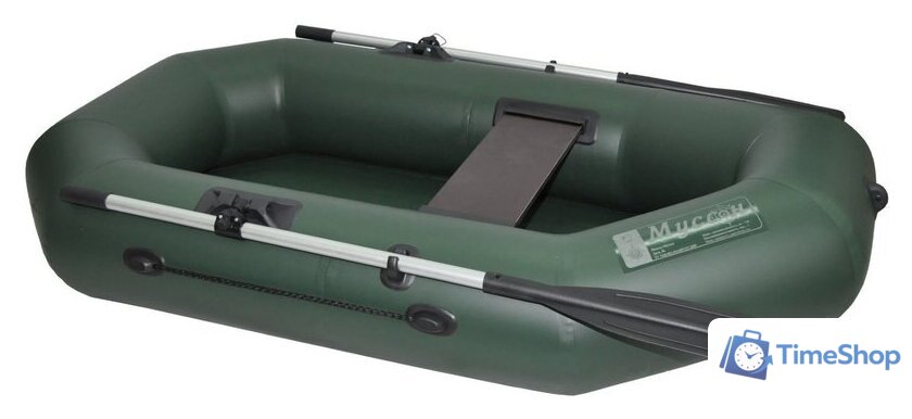 Гребная лодка Муссон S-200 (зеленый) - Изображение №3 — Интернет-магазин Time-Shop
