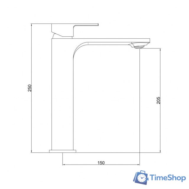 Смеситель Gross Aqua Edge 6125880C - Изображение №2 — Интернет-магазин Time-Shop
