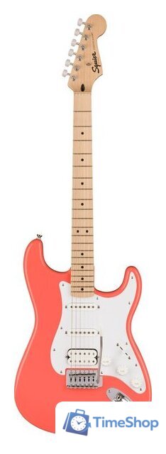Электрогитара Fender Squier Sonic Stratocaster HSS Tahitian Coral - Изображение №1 — Интернет-магазин Time-Shop