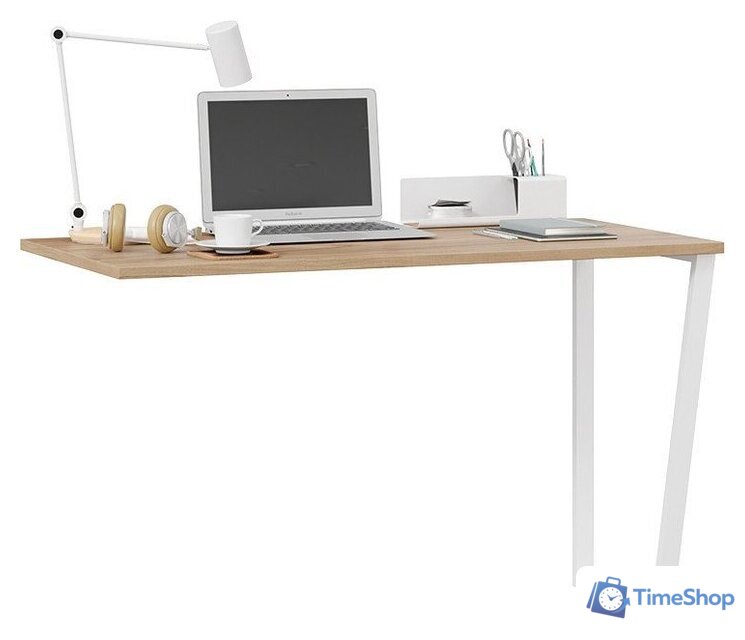 Стол Трия Порто ТД-393.15.01 (белый/яблоня беллуно) - Изображение №2 — Интернет-магазин Time-Shop