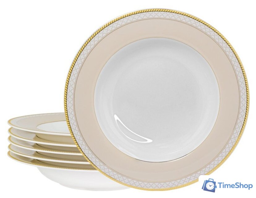 Набор тарелок Lenardi Жозефина 145-340 (6шт) - Изображение №1 — Интернет-магазин Time-Shop