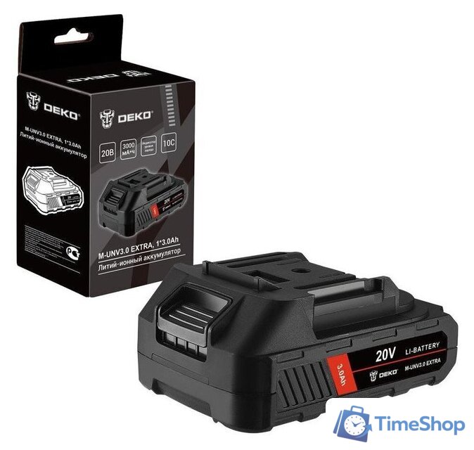 Аккумулятор Deko M-UNV3.0 Extra 081-1035 (20В/3 Ач) - Изображение №1 — Интернет-магазин Time-Shop