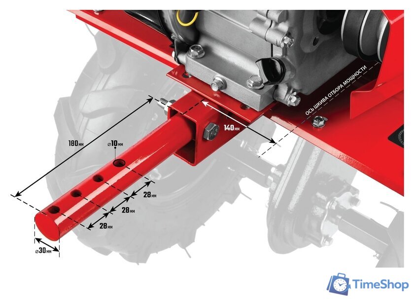 Мотоблок бензиновый Зубр МТБ-300 - Изображение №14 — Интернет-магазин Time-Shop