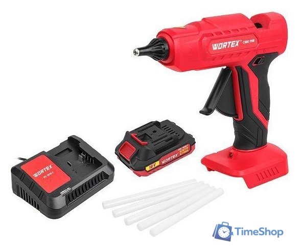 Термоклеевой пистолет Wortex CGG 1118 1334529 (с 1-им АКБ) - Изображение №1 — Интернет-магазин Time-Shop