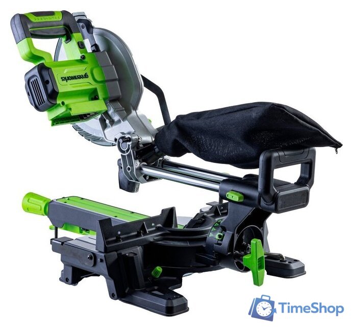 Торцовочная пила Greenworks GD24MS216K4 1501707UB (с 1-им АКБ) - Изображение №6 — Интернет-магазин Time-Shop