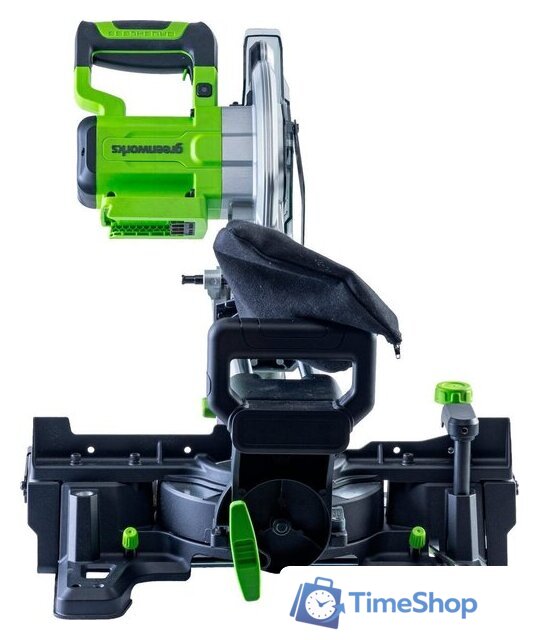 Торцовочная пила Greenworks GD24MS216K4 1501707UB (с 1-им АКБ) - Изображение №8 — Интернет-магазин Time-Shop