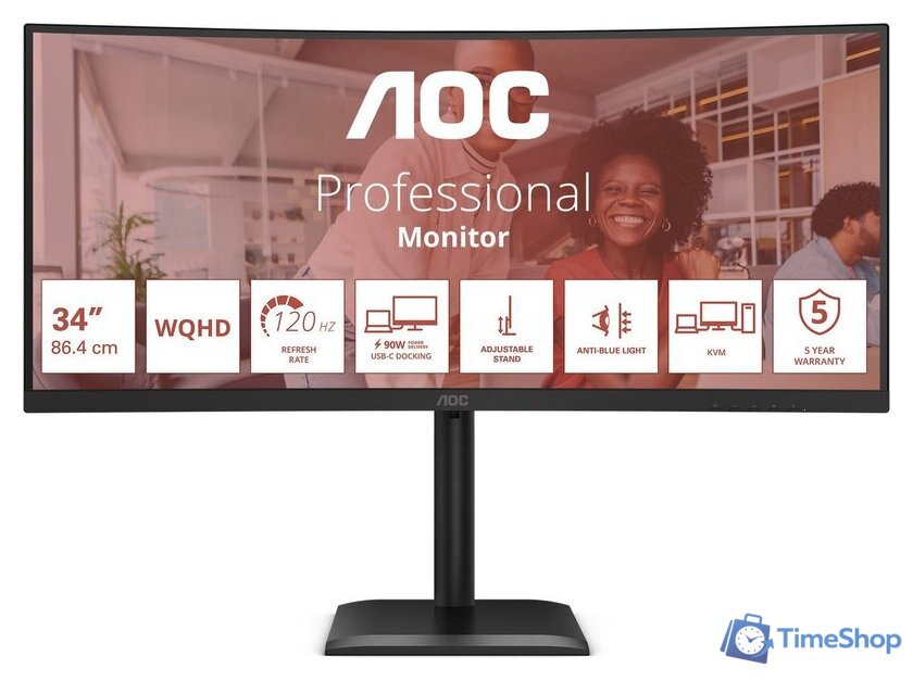 Монитор AOC CU34E4CV - Изображение №1 — Интернет-магазин Time-Shop