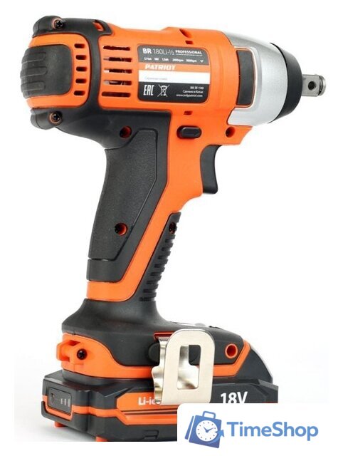 Гайковерт Patriot BR 180Li-1/2 180301140 (с 2-мя АКБ, кейс) - Изображение №5 — Интернет-магазин Time-Shop