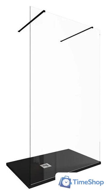 Душевая стенка Allen Brau Infinity 2 3.21051.BBA 323843 (черный браш) - Изображение №2 — Интернет-магазин Time-Shop