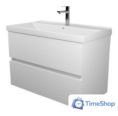  Дабер Тумба под умывальник 011 Andrea Elen 80 (с подсветкой, белый древесный) - Изображение №1 — Интернет-магазин Time-Shop