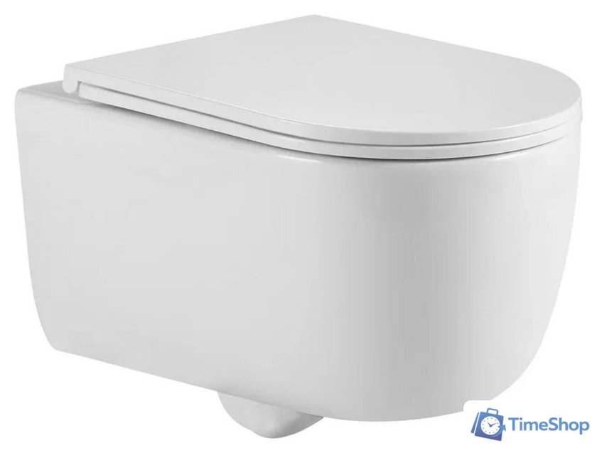 Унитаз подвесной Berges Wasserhaus Tornas c сиденьем Slim SO (микролифт) - Изображение №1 — Интернет-магазин Time-Shop