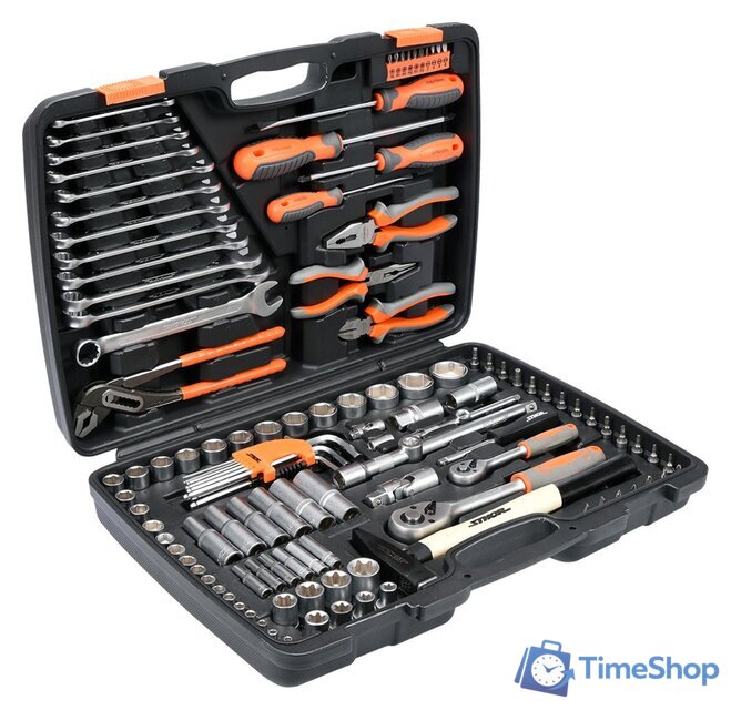 Универсальный набор инструментов Sthor 58690 122 предмета - Изображение №2 — Интернет-магазин Time-Shop