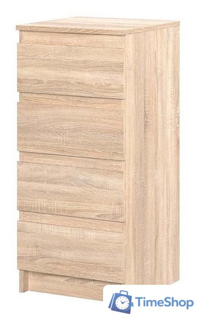 Комод НК-Мебель Stern Т-2 4-я 72674920 16мм (дуб сонома) - Изображение №1 — Интернет-магазин Time-Shop