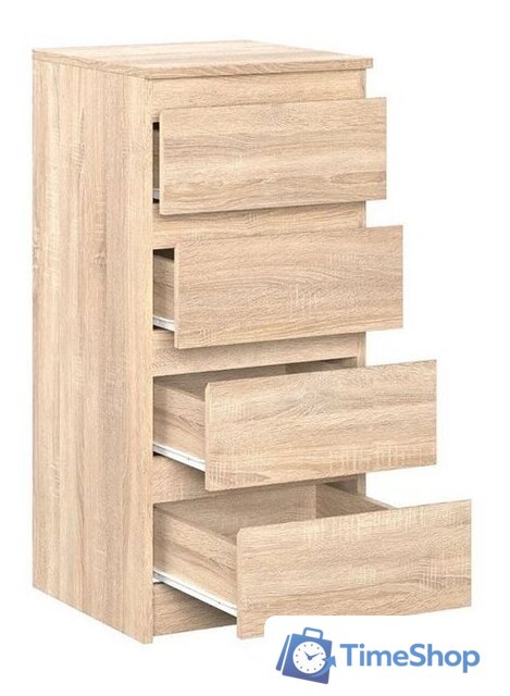 Комод НК-Мебель Stern Т-2 4-я 72674920 16мм (дуб сонома) - Изображение №4 — Интернет-магазин Time-Shop