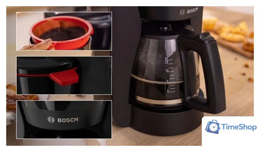 Капельная кофеварка Bosch MyMoment TKA2M113 - Изображение №5 — Интернет-магазин Time-Shop