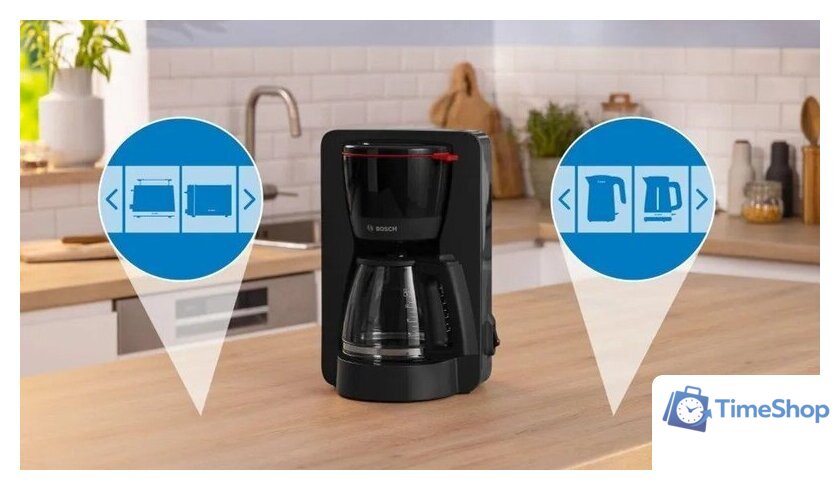 Капельная кофеварка Bosch MyMoment TKA2M113 - Изображение №3 — Интернет-магазин Time-Shop