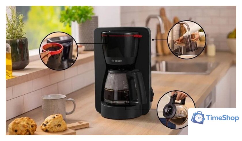 Капельная кофеварка Bosch MyMoment TKA2M113 - Изображение №2 — Интернет-магазин Time-Shop