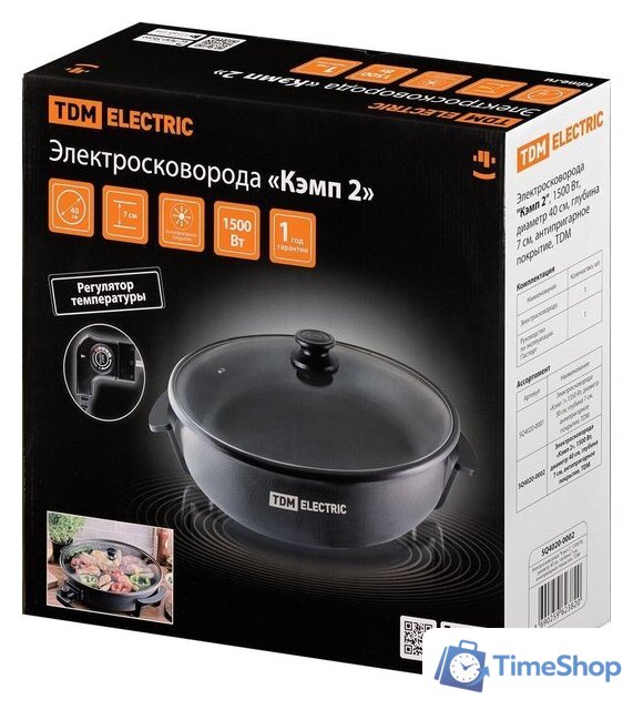 Электросковорода TDM Electric SQ4020-0002 - Изображение №9 — Интернет-магазин Time-Shop