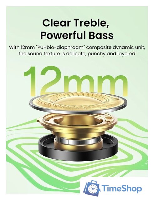 Наушники Ugreen HiTune P3 WS207 (белый) - Изображение №7 — Интернет-магазин Time-Shop