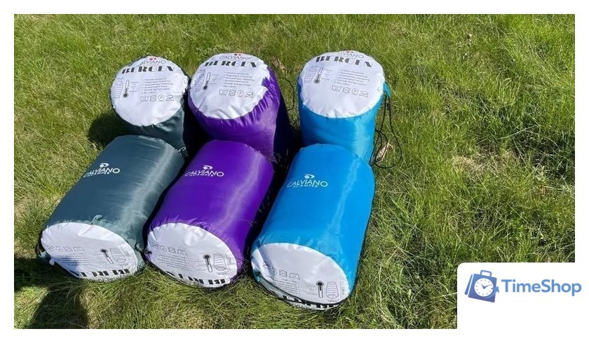 Спальный мешок Calviano Acamper Bergen 300г/м2 (фиолетовый) - Изображение №3 — Интернет-магазин Time-Shop