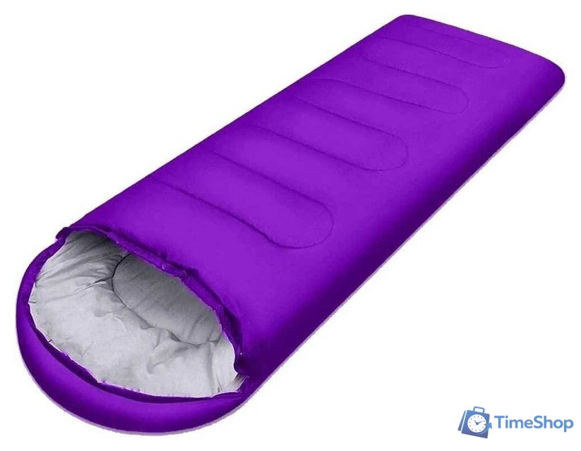 Спальный мешок Calviano Acamper Bergen 300г/м2 (фиолетовый) - Изображение №1 — Интернет-магазин Time-Shop