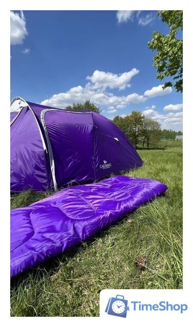 Спальный мешок Calviano Acamper Bergen 300г/м2 (фиолетовый) - Изображение №9 — Интернет-магазин Time-Shop
