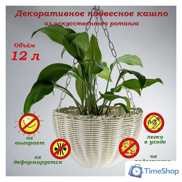 Кашпо Элетех 4845000013 - Изображение №7 — Интернет-магазин Time-Shop