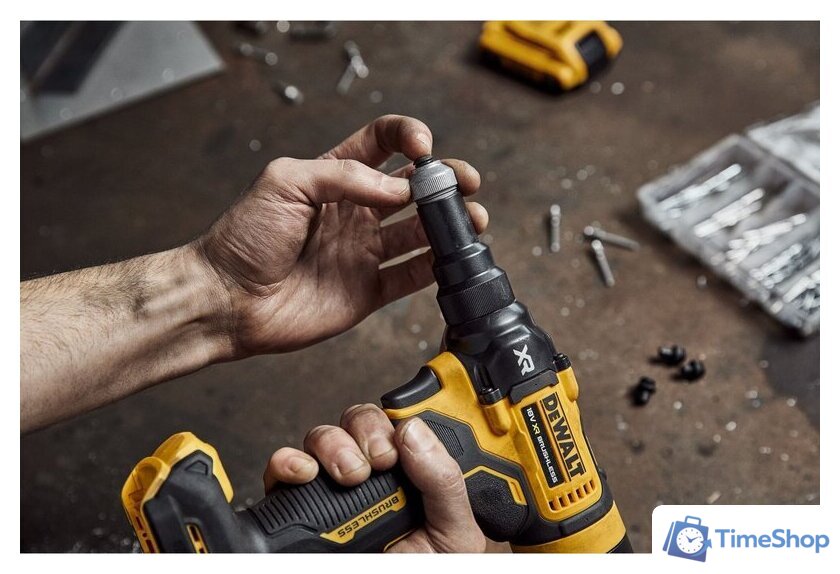 Заклепочник DeWalt DCF403E1GT-QW - Изображение №6 — Интернет-магазин Time-Shop
