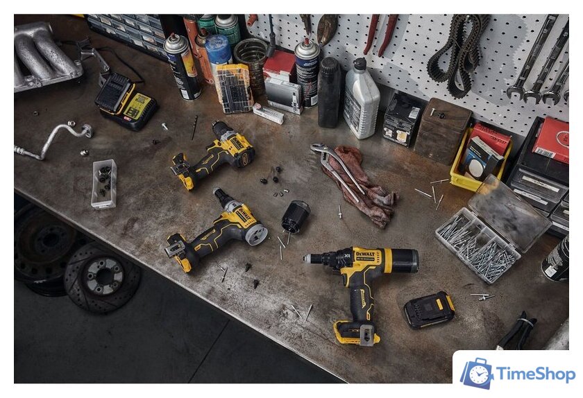 Заклепочник DeWalt DCF403E1GT-QW - Изображение №7 — Интернет-магазин Time-Shop
