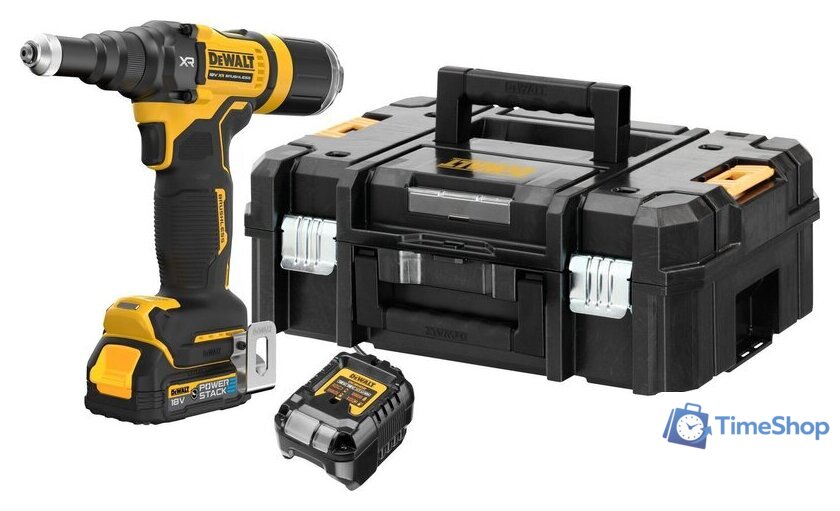 Заклепочник DeWalt DCF403E1GT-QW - Изображение №8 — Интернет-магазин Time-Shop