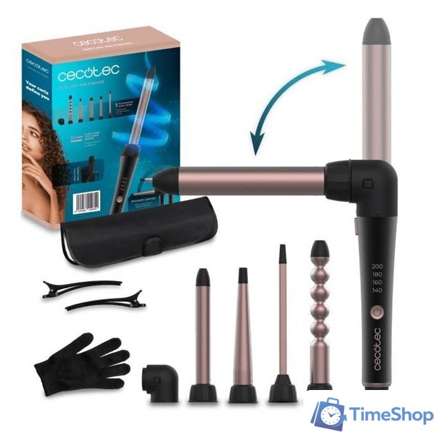 Конусная плойка Cecotec SurfCare MultiWaves 969 - Изображение №2 — Интернет-магазин Time-Shop