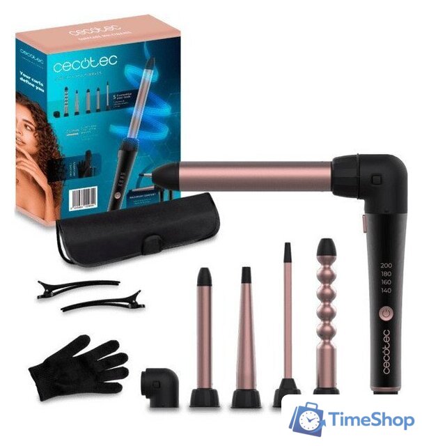 Конусная плойка Cecotec SurfCare MultiWaves 969 - Изображение №1 — Интернет-магазин Time-Shop