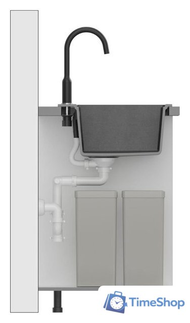 Кухонная мойка Quadron HQE5510050U5_BS_P2O - Изображение №6 — Интернет-магазин Time-Shop