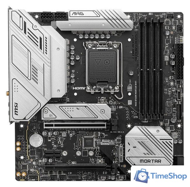 Материнская плата MSI MAG B760M Mortar WiFi - Изображение №1 — Интернет-магазин Time-Shop