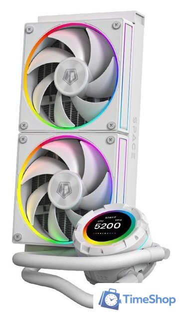 Система жидкостного охлаждения для процессора ID-Cooling SL240 White - Изображение №2 — Интернет-магазин Time-Shop