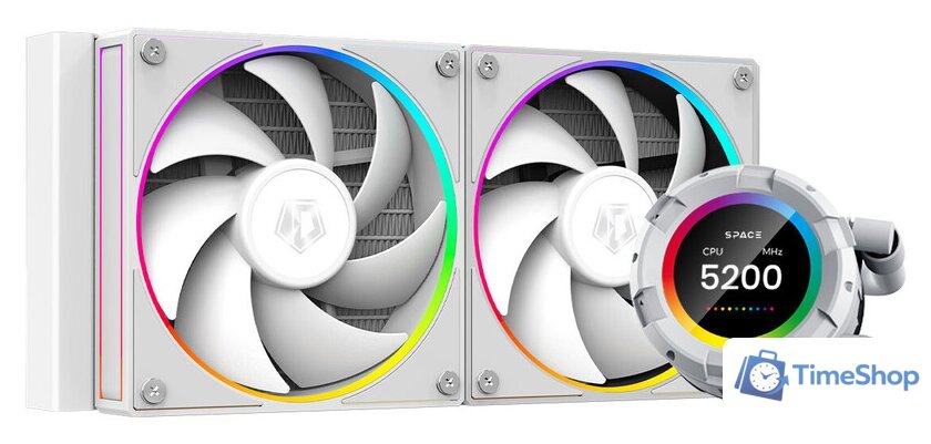 Система жидкостного охлаждения для процессора ID-Cooling SL240 White - Изображение №1 — Интернет-магазин Time-Shop