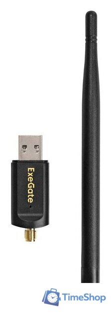 Wi-Fi адаптер ExeGate EDWA-186-AC1300-2 EX299655RUS - Изображение №3 — Интернет-магазин Time-Shop
