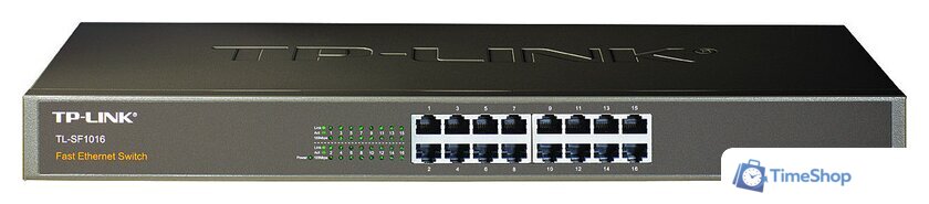 Неуправляемый коммутатор TP-Link TL-SF1016 - Изображение №1 — Интернет-магазин Time-Shop