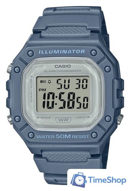 Наручные часы Casio Illuminator W-218HC-2A - Изображение №1 — Интернет-магазин Time-Shop