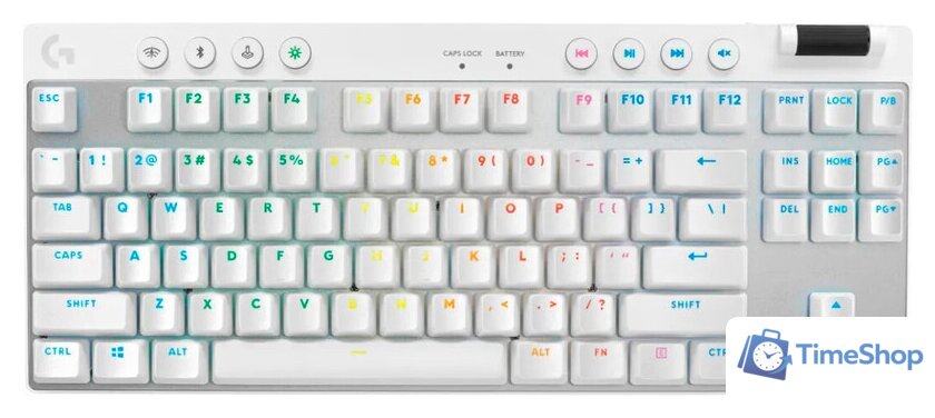 Клавиатура Logitech G Pro X TKL Lightspeed GL Tactile 920-012148 (белый, нет кириллицы) - Изображение №1 — Интернет-магазин Time-Shop